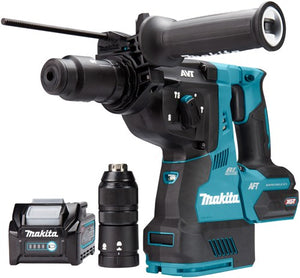 Makita hr002gm204 40v li-ion accu sds-plus combihamer set (2x 4,0ah) incl. stofafzuigsysteem in mbox - 2,9j - koolborstelloos