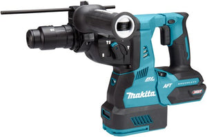 Makita hr002gz05 40v max combihamer | sds-plus | zonder accu's en lader, in mbox met stofafzuiging en aws zender - hr002gz05