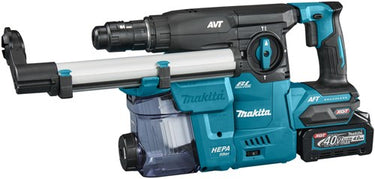 Makita hr009gm202 accu combihamer | 40 v max | sds-plus | 2 x 4.0 ah accu + snellader | in kunststof koffer - hr009gm202