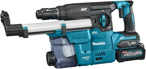Load image into Gallery viewer, Makita hr009gm202 accu combihamer | 40 v max | sds-plus | 2 x 4.0 ah accu + snellader | in kunststof koffer - hr009gm202
