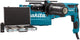 Makita hr2630tx12 combihamer | sds-plus | met verwisselbare boorkop 800w 2.4j + 17-delige boor beitelset - hr2630tx12