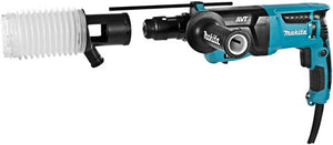 Makita hr2631ftj combihamer verwisselbare boorkop met stofafzuigset | sds-plus - hr2631ftj