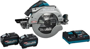 Makita hs011gt201 | xgt accu cirkelzaag 40v max 270mm in doos (2x 5.0ah accu + snellader) - hs011gt201