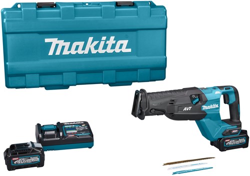 Load image into Gallery viewer, Makita jr002gm201 | 40v max | accu reciprozaag | 4,0 ah accu (2 st) | snellader | in kunststof koffer jr002gm201
