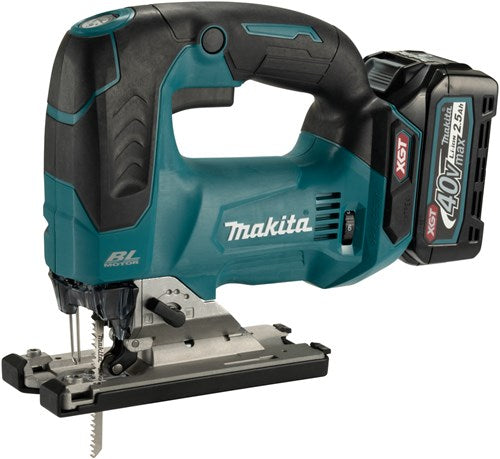 ギャラリービューアに画像をロードする, Makita jv002gd201 40 v max accu decoupeerzaag d-greep | 2,5 ah accu (2 st), snellader, in mbox
