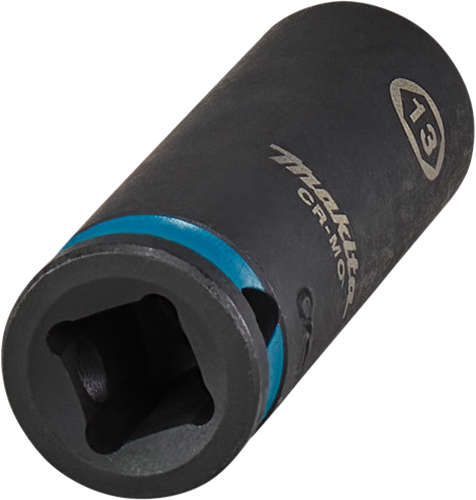 Load image into Gallery viewer, Makita krachtdop impact black, 3 8 13mm lang - e-16302
