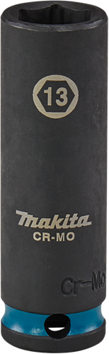 Makita krachtdop impact black, 3 8 13mm lang - e-16302
