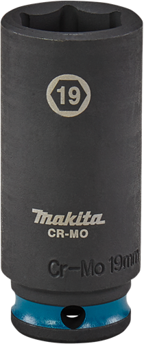 Makita e-16368 impact black krachtdop 3 8 lang | 19 mm