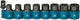 Makita krachtdopset impact black, 1 2 9-dlg - e-16645