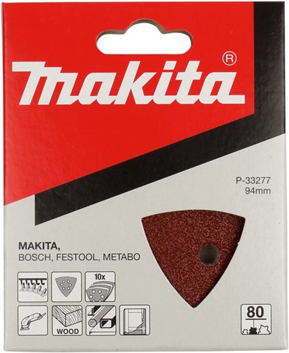 Load image into Gallery viewer, Makita accessoires schuurvel 3-k k80 red v. - p-33277
