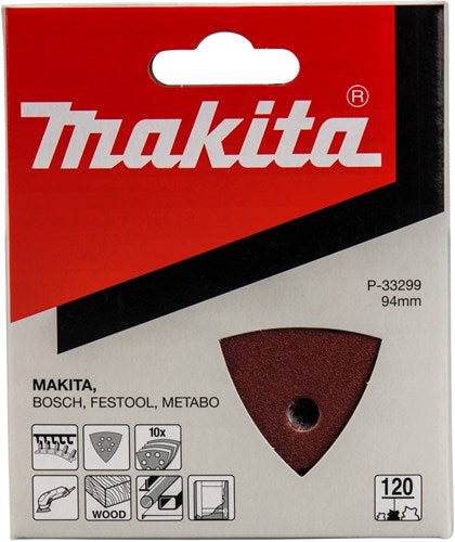 Afbeelding laden in galerijviewer, Makita accessoires schuurvel 3-k k120 red v. - p-33299
