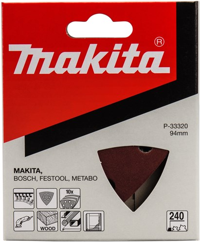 Load image into Gallery viewer, Makita accessoires schuurvel 3-k k240 red v. - p-33320

