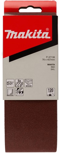 Chargez l'image dans la visionneuse de la galerie, Makita accessoires schuurband k120 76x457 red - p-37138
