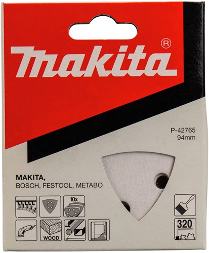 Load image into Gallery viewer, Makita accessoires schuurvel 3-k k320 white v. - p-42765
