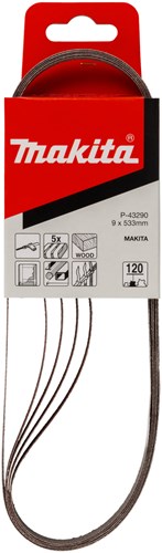 Makita accessoires schuurband k120 9x533 red - p-43290