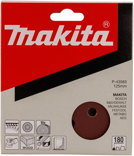Load image into Gallery viewer, Makita accessoires schuurschijf k180 125 red v. - p-43583
