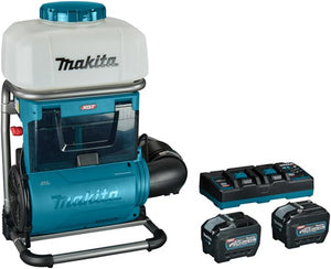 Makita pm001gl202 | xgt accu rugnevelspuit 40v max 15l in doos (2x 8.0ah accu + duo snellader) - pm001gl202