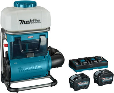 Makita pm001gl202 | xgt accu rugnevelspuit 40v max 15l in doos (2x 8.0ah accu + duo snellader) - pm001gl202