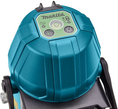 Makita sk10gdz | kruislijnlaser groen | 12 v max | zelfnivellerend | zonder accu's en lader - sk10gdz