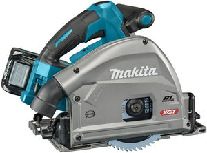 Makita sp001gu101 | 40 v max | invalcirkelzaag | 165 mm | 4,0 ah accu (1 st) | snellader | in mbox | met aws zender sp001gu101