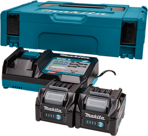 Makita 191v27-4 | xgt startset 40v max in mbox1 (2x 2.5ah bl4025 accu + dc40rc lader) - 191v27-4
