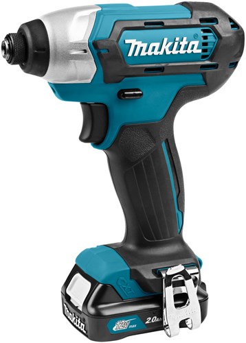 Makita td110dsaj 12 v max slagschroevendraaier 2,0 ah accu (2 st), lader, koffer - td110dsaj