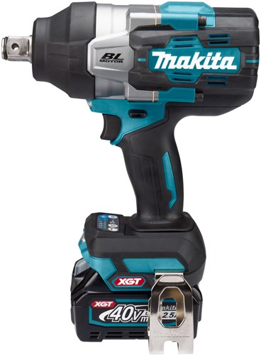 Load image into Gallery viewer, Makita tw001gd201 | 40 v max | slagmoersleutel | body | 2,5 ah accu (2 st) + snellader | in mbox - tw001gd201
