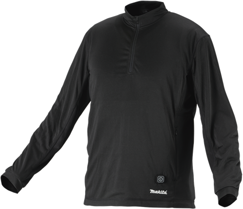 Makita verwarmd ondershirt met rits 3xl - dcx201b3xl