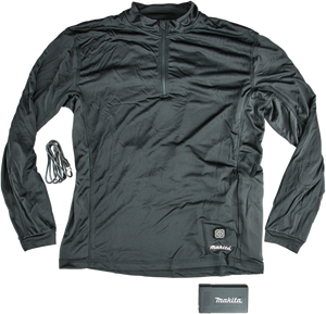 Makita verwarmd ondershirt met rits l - dcx201al