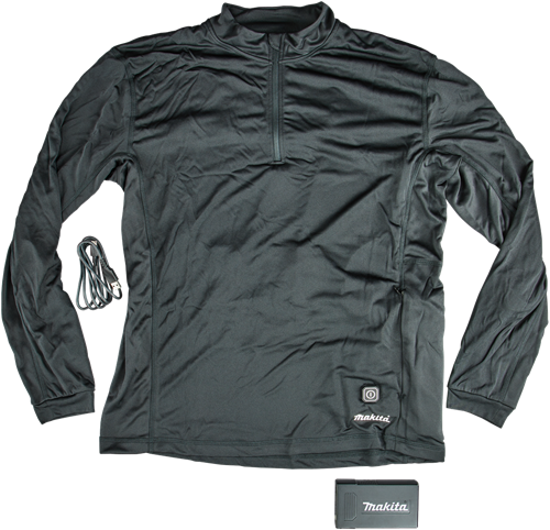Load image into Gallery viewer, Makita verwarmd ondershirt met rits l - dcx201al
