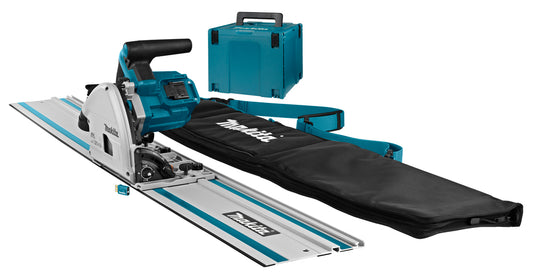 Makita dsp600zj2 accu invalzaag lxt 2x18v met geleiderail en tas | zonder accu's en lader