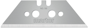 Martor trapeziummes | l60xb19xs0,63mm | met perforatie | 10 stuks dispenser - 99.70 99.70