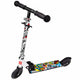 Marvel Avengers 2-wiel kinderstep voetrem jongens zwart wit