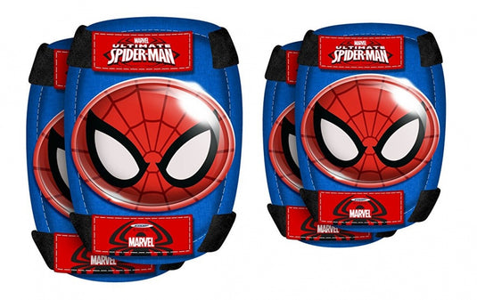 Marvel spider-man skatebescherming 5-delig 50-56 cm blauw rood