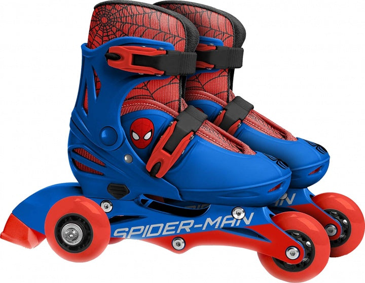 Load image into Gallery viewer, Spider-Man inlineskates hardboot rood blauw maat 27-30
