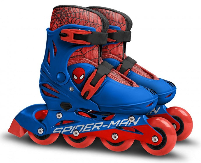Load image into Gallery viewer, Spider-Man inlineskates hardboot rood blauw maat 30-33
