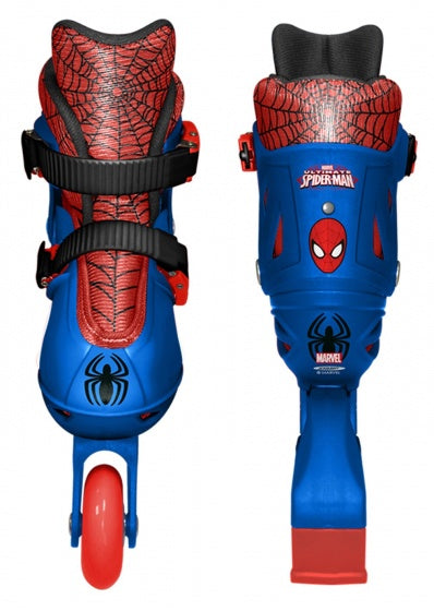 Load image into Gallery viewer, Spider-Man inlineskates hardboot rood blauw maat 30-33
