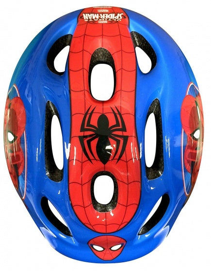 Load image into Gallery viewer, Marvel spider-man fietshelm verstelbaar blauw rood maat 52-56 cm (s)
