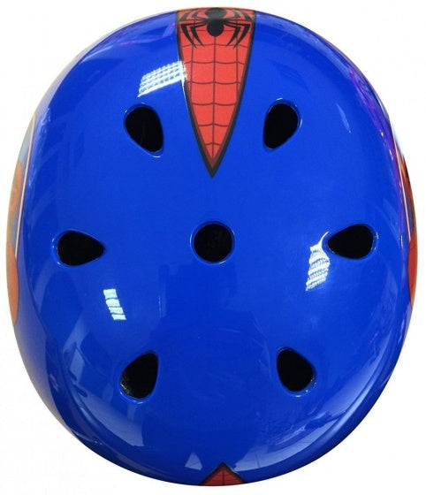 Load image into Gallery viewer, Marvel Spider-Man Skatehelm Blauw Rood maat 54 60 cm
