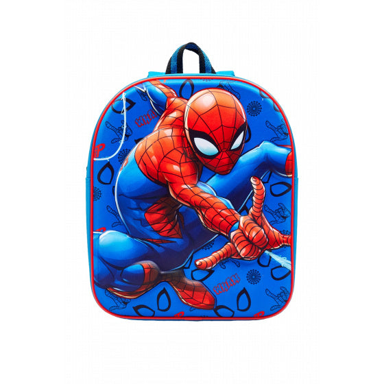 Spider-Man 3D Rugzak 30 x 25 Jongens blauw