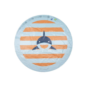 Tropical shark | meerkleurige waterspeelmat ø 150 cm