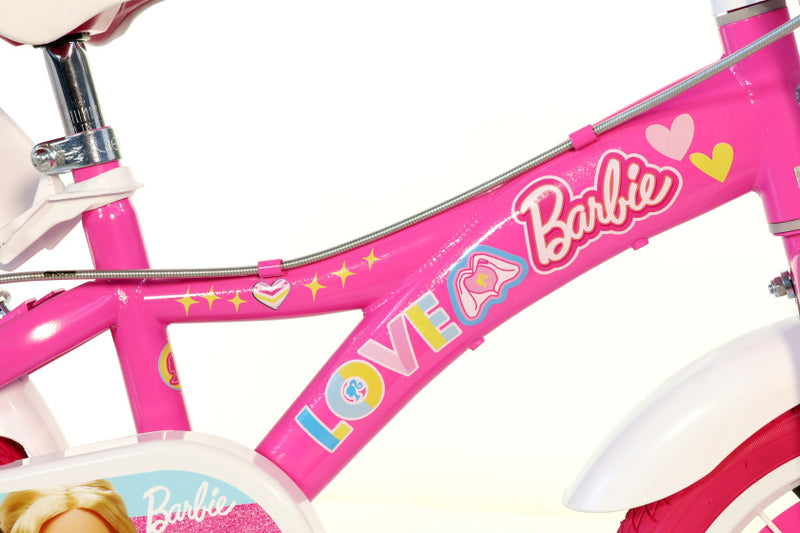 Load image into Gallery viewer, Mattel barbie 16 inch 27 cm meisjes knijprem roze wit
