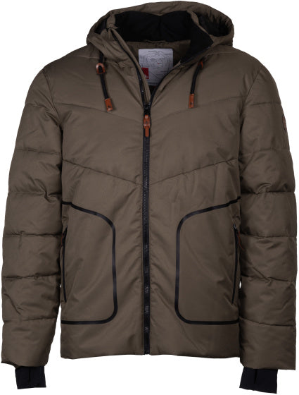 Load image into Gallery viewer, Maupiti Marck II padded winterjas heren grijsbruin maat XXL
