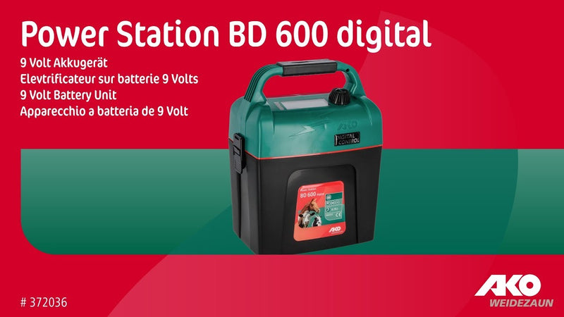 Load image into Gallery viewer, Ako producten power station bd 600 digital batterijapparaat 9v
