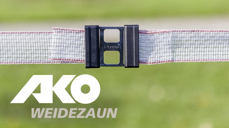 Afbeelding laden in galerijviewer, Ako producten lintverbinder litzclip rvs 20mm 5 stuks
