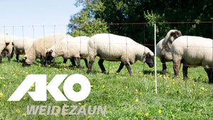 Ako producten schapennet titanlicht oranjezw 108cmx50m dubbele pen