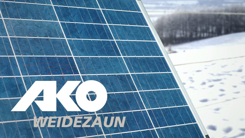 Afbeelding laden in galerijviewer, Ako producten sun power s3000 schrikdraadapparaat met zonnepaneel
