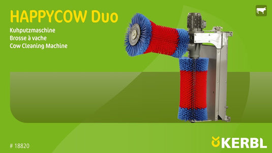 Happycow koeborstel duo
