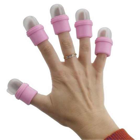 Sibel nails remover soak off vingerhoedjes roze 10st.