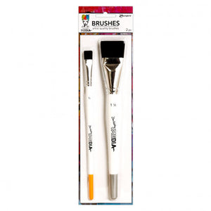 Ranger ink ranger • dina wakley bristle kwasten set 2pcs